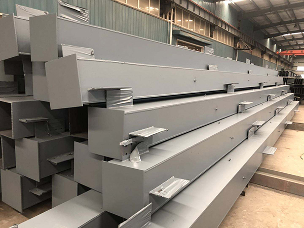 鋼結構噴碼機—手持噴碼機在鋼結構箱型柱上標識應用