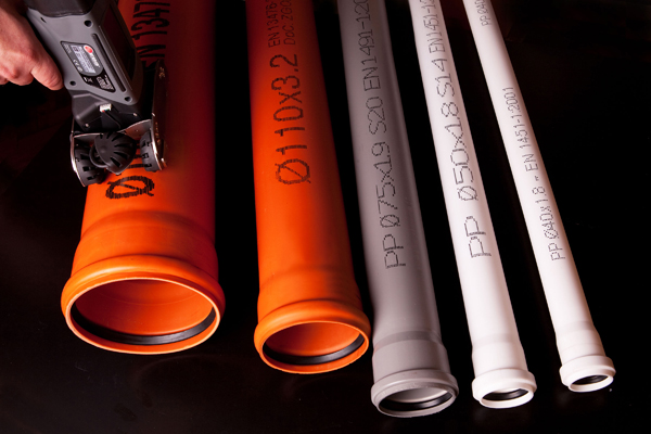 管材行業(yè)標識解決方案   EBS手持噴碼機